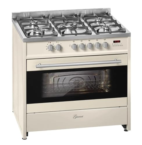 Gurari GCH E 911Cr Gas Elektro Standherd 90 cm 121 L Erdgas Fl.Gas 4 Kw WOK von Gurari