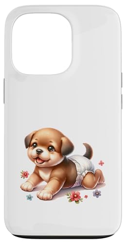 Kleinkind Kuschel Welpe Baby Knuddel Hund Windel Hündchen Hülle für iPhone 13 Pro von Gute Nacht Schlafkleidung