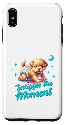 Kleinkind Kuschel Welpe Baby Knuddel Hund Windel Hündchen Hülle für iPhone XS Max von Gute Nacht Schlafkleidung