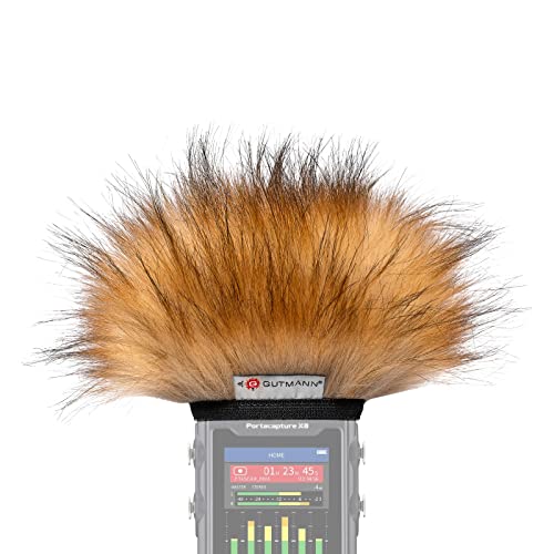 GUTMANN Mikrofon Windschutz Fell für Tascam Portacapture X6 Premium Edition Fox mit Innenfutter | Made in Germany | Made in Germany von Gutmann