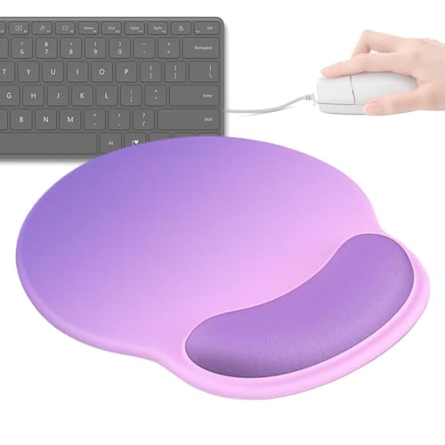 Guvbkfaw Handgelenk-Computer-Pad, Computer-Pad für Handgelenk - Computer-Pad Handgelenkstütze Ergonomische Tastaturmatte,Waschbare, bequeme Gel-Tastatur-Mauspads für Schreibtisch und Laptop von Guvbkfaw