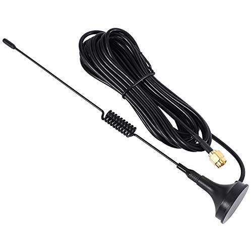 Guvkeug Antenne Monopolo 4G Magnet Saugnapf 3 Meter SMA Antenne 31 cm 10dBi Verstärkung Rg174 Kabel für Sim7600A-H Sim7600Sa-H Sim7600E-H von Guvkeug