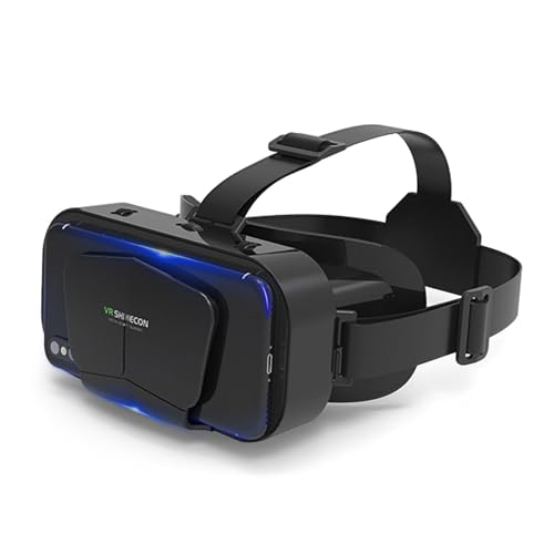 Anti-Blue Vr Goggles, Comfortable Vr Headset, Adjustable Virtual Reality Glasses, Large Screen an-ti Bluelight Adjustable, Virtual Reality Headset Support, 179 * 96 * 125mm/7.05 * 3.78 * 4.92in von Gvblkq