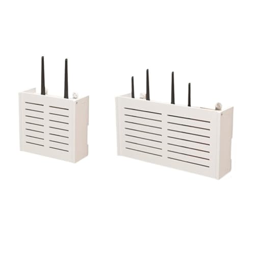 Gvvsjgdbis Wandmontierte Aufbewahrungsbox für WLAN-Router - Eleganter Kabel-Organizer Als Heimdekoration von Gvvsjgdbis