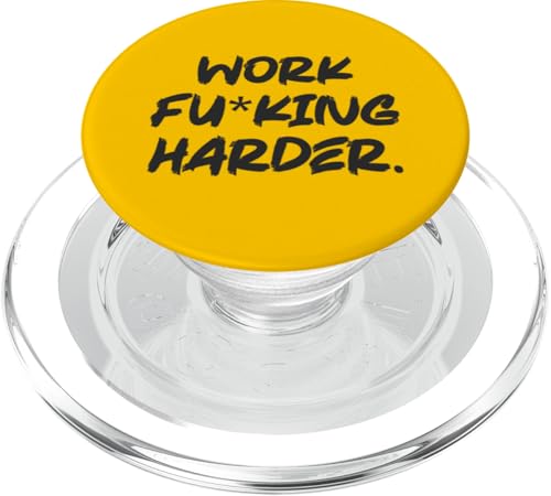 Harder arbeiten – Fitnessstudio, Hektik, Erfolg, Motivation PopSockets PopGrip für MagSafe von Gym, Hustle and Success Motivational Gifts