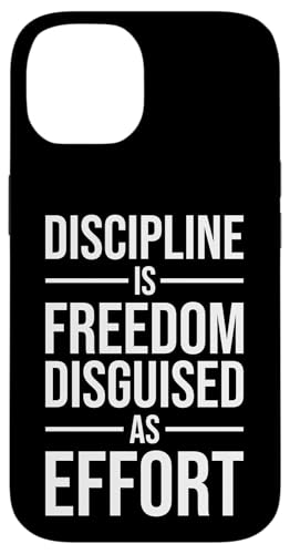 Hülle für iPhone 14 Disziplin ist Freiheit, Gym Hustle Success Grind Motivierend von Gym, Hustle and Success Motivational Gifts