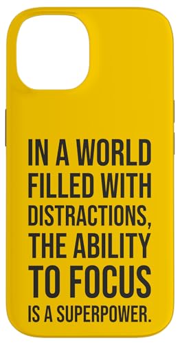 Hülle für iPhone 14 Focus Is A Superpower – Fitnessstudio, Hektik, Erfolg, Motivation von Gym, Hustle and Success Motivational Gifts