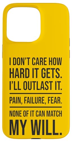 Hülle für iPhone 15 Pro Max Outlast — Grind, Fitnessstudio, Trubel, Erfolg, Motivation von Gym, Hustle and Success Motivational Gifts