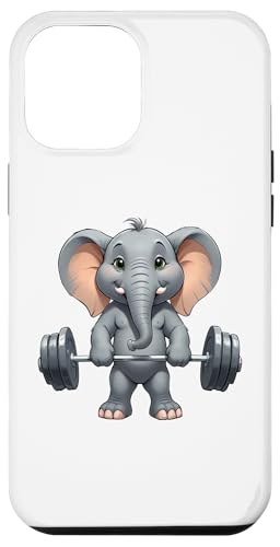 Hülle für iPhone 12 Pro Max Elephant Gewichtheben Fitness Gym Training Bodybuilding von Gym Squad Fitness Group