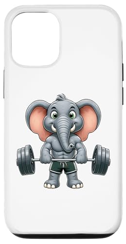 Hülle für iPhone 14 Pro Elephant Gewichtheben Fitness Gym Training Bodybuilding von Gym Squad Fitness Group