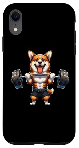 Hülle für iPhone XR Corgi Hunde Gewichtheben Fitness Gym Training von Gym Squad Fitness Group