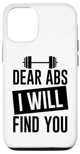 Hülle für iPhone 12/12 Pro Dear Abs I Will Find You --. von Gym Training Bekleidung