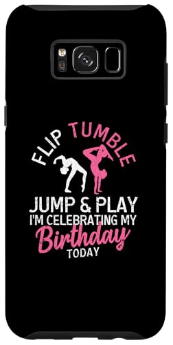 Hülle für Galaxy S8+ Flip Tumble Jump Play Gymnastik Geburtstag Turner Lustig von Gymnast Gifts Gymnastics Stuff Gymnastic Equipment