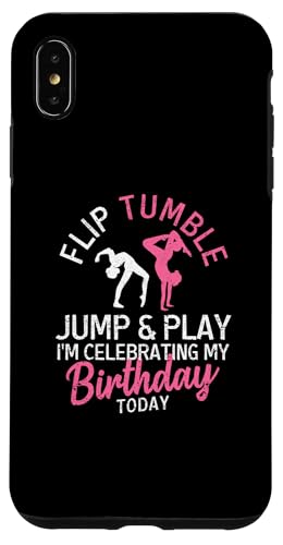 Hülle für iPhone XS Max Flip Tumble Jump Play Gymnastik Geburtstag Turner Lustig von Gymnast Gifts Gymnastics Stuff Gymnastic Equipment