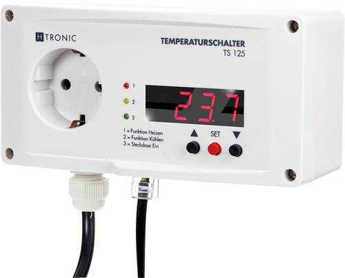 H-Tronic TS 125 Temperaturschalter -55 - +125°C 3000W von H-Tronic