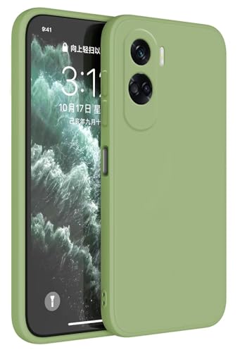 HAFFAN TPU Silikon Hülle kompatibel mit Honor 90 Lite 5G (6.7"), Handyhülle Schutzhülle - Matcha Grün von HAFFAN