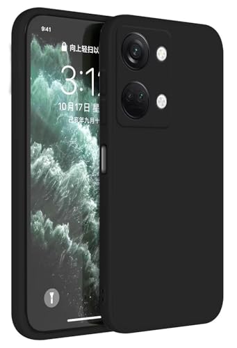 HAFFAN TPU Silikon Hülle kompatibel mit OnePlus Nord 3 / OnePlus Ace 2V (6.74"), Handyhülle Schutzhülle - Schwarz von HAFFAN