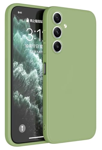 HAFFAN TPU Silikon Hülle kompatibel mit Samsung Galaxy A34 5G (6.6"), Handyhülle Schutzhülle - Matcha Grün von HAFFAN