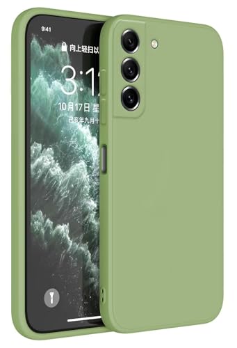 HAFFAN TPU Silikon Hülle kompatibel mit Samsung Galaxy S21 FE / S21 FE 2023 (6.4"), Handyhülle Schutzhülle - Matcha Grün von HAFFAN