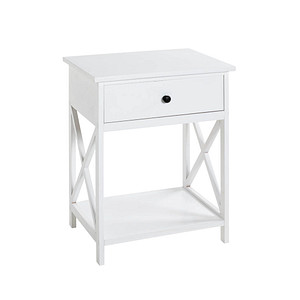 HAKU Möbel Beistelltisch weiß 46,0 x 35,0 x 60,0 cm von HAKU Möbel