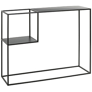 HAKU Möbel Konsolentisch Metall schwarz 100,0 x 30,0 x 80,0 cm von HAKU Möbel