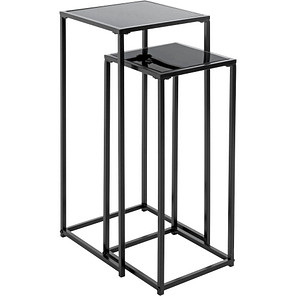 HAKU Möbel Pflanzenständer-Set Metall schwarz von HAKU Möbel