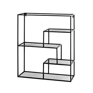 HAKU Möbel Wandregal schwarz 50,0 x 18,0 x 60,0 cm von HAKU Möbel