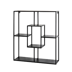 HAKU Möbel Wandregal schwarz 60,0 x 18,0 x 70,0 cm von HAKU Möbel