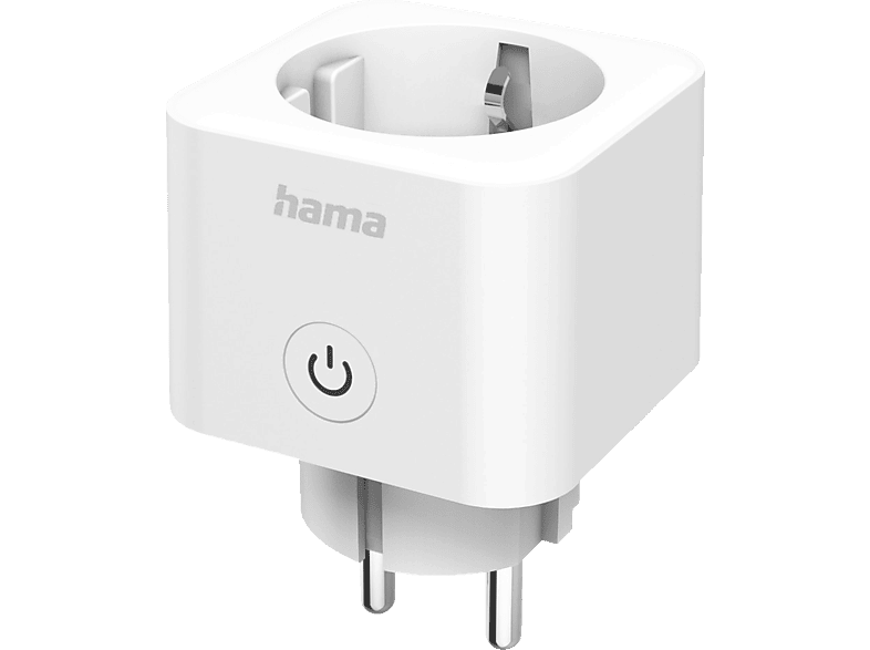 HAMA Matter-Standard, Sprach- und Appsteuerbare WLAN-Steckdose von HAMA
