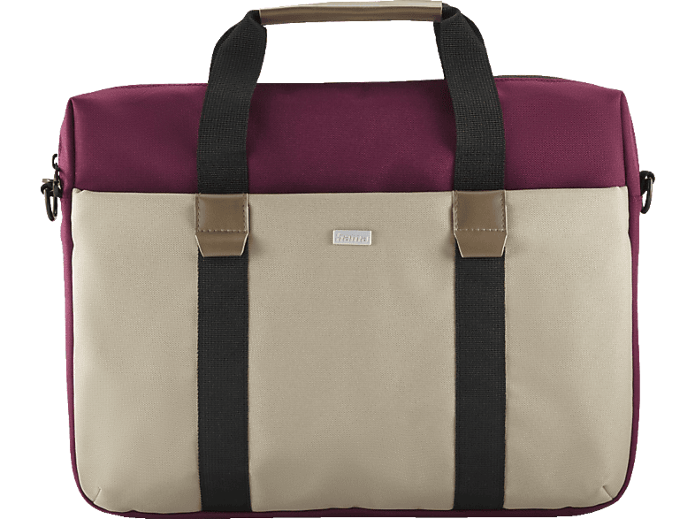 HAMA Silvan 34 - 36 cm (13.3"-14.1") Laptoptasche Umhängetasche für Universal Recyceltes Polyurethan, Beige von HAMA