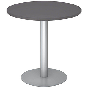 HAMMERBACHER Bistrotisch grafit 80,0 x 80,0 x 74,0 cm von HAMMERBACHER