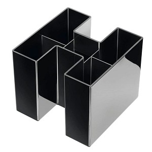 HAN Stiftehalter BRAVO schwarz Kunststoff 5 Fächer 10,9 x 10,9 x 9,0 cm von HAN