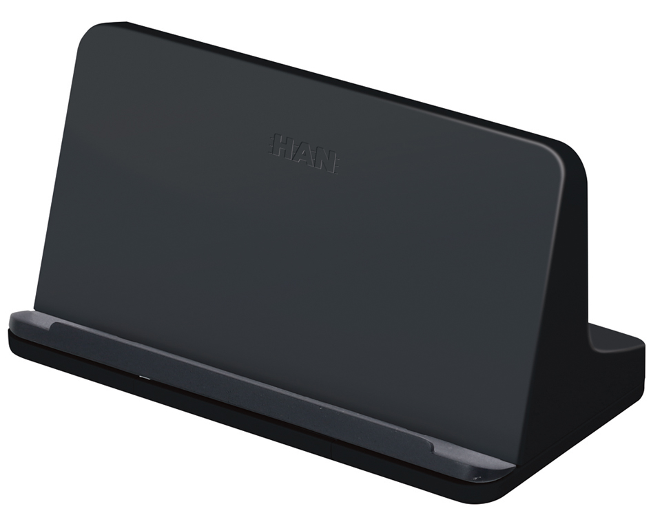 HAN Tablet-PC-Ständer smart-Line, Kunststoff, schwarz von HAN