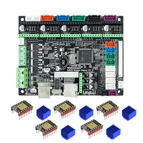 HANLEES MKS 3D Drucker Board STM32 MKS Robin Nano Board V1.2 Hardware Open Source Unterstützung Marlin2.0 Unterstützung Mit 3.5 Zoll Touchscreen (Kit 5) von HANLEES