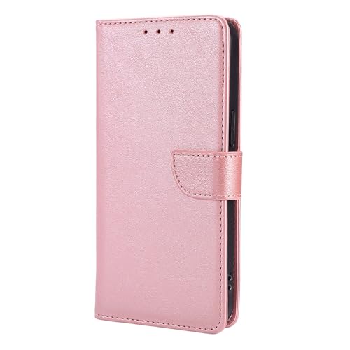 HAO RIYLN Klapphülle für Google Pixel 9 Pro/9 Pro XL/9, Magnetverschluss, Kartenfächer, Brieftaschen-Schutzhülle, stoßfest, mattes Leder, Rosa, 9 Pro XL 17,7 cm (6,8 Zoll) von HAO RIYLN