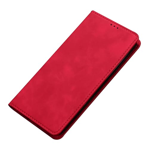 HAO RIYLN Schutzhülle für Google Pixel 9 Pro/9 Pro XL/9, Magnet-Klapphülle aus Leder mit Kartenfächern, Ständer, Folio-Schutzhülle, dünn, Rot, 9 Pro XL 17,7 cm (6,8 Zoll) von HAO RIYLN