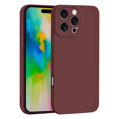 HAOFUGUI Silikon Handyhülle für Realme C15 / Realme C12 /Realme C25 Hülle, Weiche TPU Silikonhülle, Stoßfest Kratzfest Schutzhülle Case, Hülle für Realme C15 / Realme C12 /Realme C25-Bordeaux von HAOFUGUI