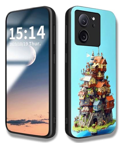 HAOYE Hülle für Oppo Reno 13F (Reno13 F) 5G / 4G, HD-Druckmuster Handyhülle, Ultra Thin Cover TPU Silikon Shock Absorption Stoßfest Case Schutzhülle (Schloss) von HAOYE