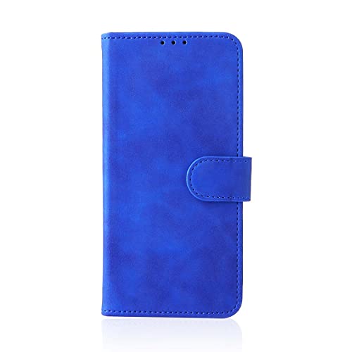 HAOYE Lederhülle für Samsung Galaxy S25 5G Hülle, Handyhülle Premium TPU/PU Schutzhülle Flip-Case mit Standfunktion, Kartenfach und Magnetverschluss, Blau von HAOYE