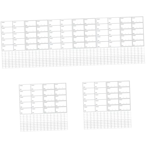 HAPINARY 200 Blatt Gefrieretiketten Zum Beschriften Namensaufkleber Für Abnehmbare Etiketten Etikettenaufkleber Für Gefrierschränke Container Mitnehmen Leer Pvc Selbstklebend Weiß von HAPINARY