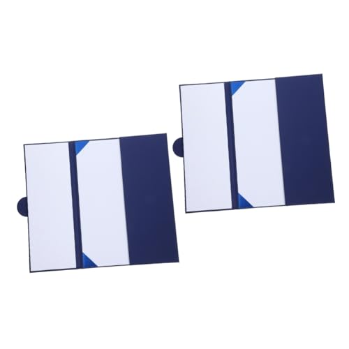 HAPINARY 2St Urkundenumschlag ordner mappen Auszeichnungsmappe mit Schutz ordnee cartape briefumschlag briefumschläge deko schale Diplom-Cover Urkundenhülle Diplom-Inhaber Papier Blue von HAPINARY