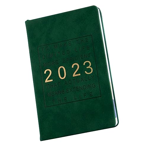 HAPINARY Agendabuch 2023 studienkalender kalender studium -kalender Bürokalender kalender Tun Zu Wandkalender Zeitplaner Notizblock effizientes Planpad Tagesplaner Papier Green von HAPINARY