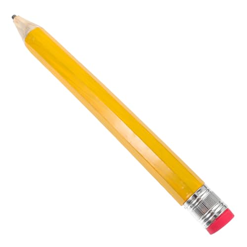 HAPINARY Bleistift Standard Radiergummis Stifte ästhetisch Partygeschenke lustige Schreibstifte Gastgeschenke Zeichenstift Schulbedarf Bastelstifte große Schreibstifte PVC-Folie Yellow von HAPINARY