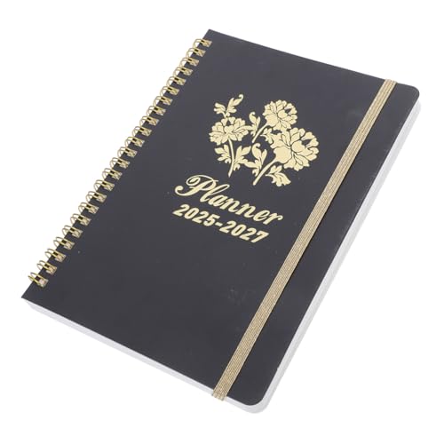 HAPINARY Zeitplanbuch Wochenplaner Terminkalender Agenda schülerplaner Kalenderbuch Zeitmanagementplaner wöchentliche Notizblöcke Budgetplaner Stundenplan Kalender-Notizbuch Papier Black von HAPINARY