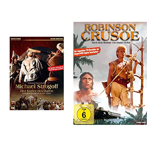 Michael Strogoff - Der Kurier des Zaren [2 DVDs] & Robinson Crusoe (2 DVDs) - Die legendären TV-Vierteiler von HARMSTORF,RAIMUND/GUERRIRI,LORENZA