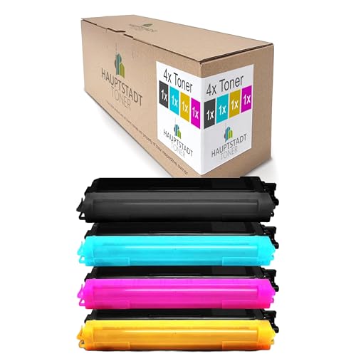 H.T. Toner 4X kompatibel für Brother DCP-9010CN ersetzt TN-230 Black Cyan Magenta Yellow OfficePro Edition von HAUPTSTADT TONER