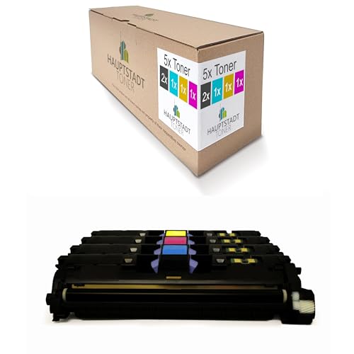 H.T. Toner 5X kompatibel für HP Color Laserjet 2550 2820 2840 ersetzt Q3960A-63A 122A von HAUPTSTADT TONER