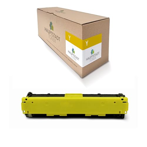 H.T. Toner kompatibel für Canon LBP5050n ersetzt 1977B002 716Y Yellow Gelb von HAUPTSTADT TONER