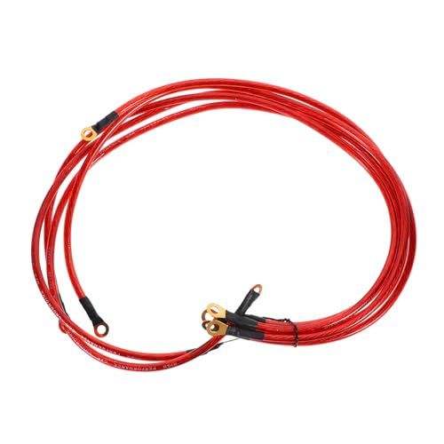 HAWILLOSCH 5St Audio Kabel Lautsprecher Kabel Speaker Cables Kabelgebundene Subwoofer Speaker Wire Kabelbinder Auto Lautsprecher Audio-Lautsprecherkabel Audiokabel für Stereo-Audio Kupfer rot von HAWILLOSCH