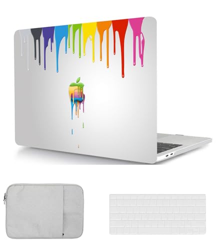 Laptop Hülle für MacBook Pro 16 Zoll Modell A2141 2020 Freisetzung mit Touch Bar and Touch ID, Plastik Schützend Hartschale Case Cover & Tastaturschutz & Tasche, Pigment von HBLX